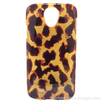 Fashionable tortoise phone case for Samsung S4